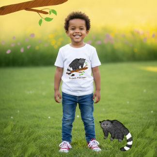 Söt Binturong-Barn-T-Shirt T Shirt