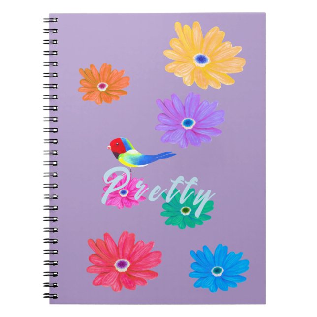 Söt Bird Anteckningsbok (Framsidan)