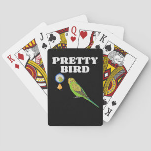 Söt Bird - Budgie Parakeet Casinokort