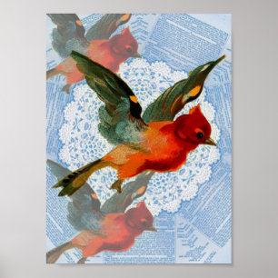 Söt Birdie Poster