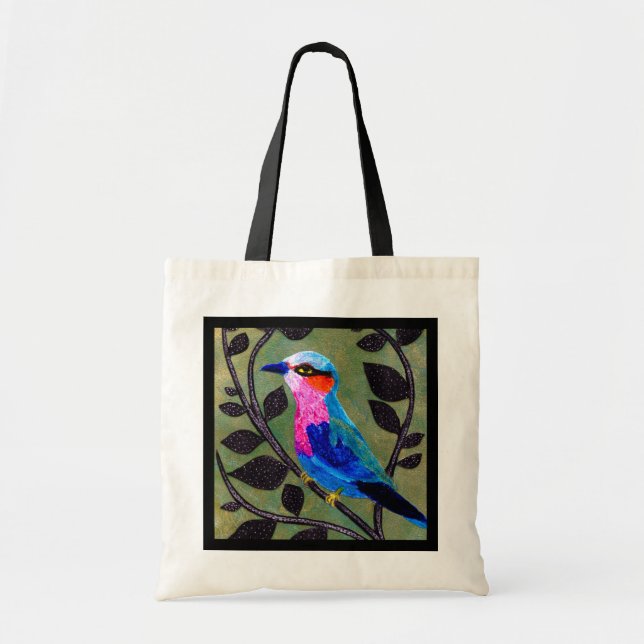 ’Söt Birdie’ Tote Bag Tygkasse (Framsidan)
