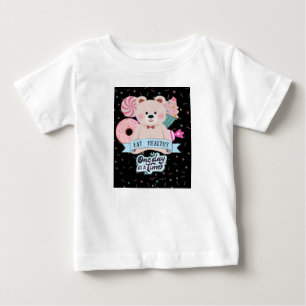 Söt björn baby t-shirt
