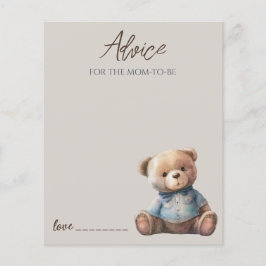 Söt Björn Råd för Mamma Kort