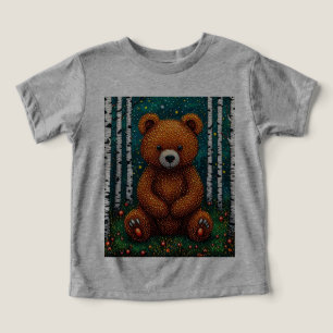 🧸 Söt Björn Skog Äventyr Present 🌲 T Shirt