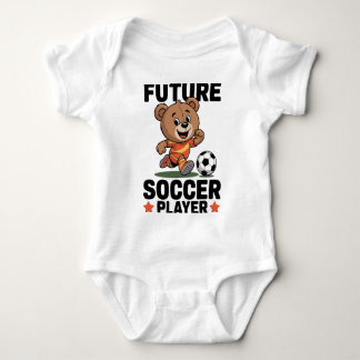 Söt Björn Sport Blivande Fotbollsspelare T Shirt
