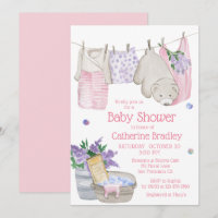 Söt Björn Tvätt Dag Baby Shower