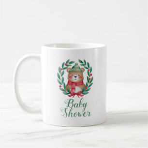 Söt björnvattenfärgdusch kaffemugg