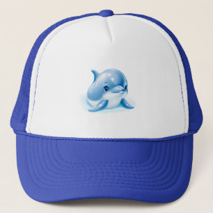 Söt blå delfinbaby keps