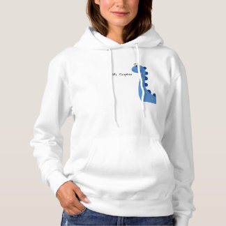 Söt blå dinosaurie - Anpassat namn Sophia T Shirt