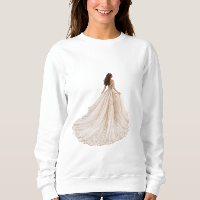 Söt Blå Prinsessa Sagor T-Shirt (Framsida)