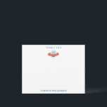 Söt blå rymdfarkost 1-årsdag Anpassad Tack Kort<br><div class="desc">Söt rolig blå och röd rymdfarkost 1-årsdag fest Anpassad tack-kort</div>