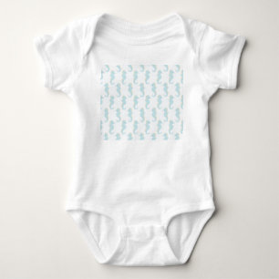 söt blå sjötunga t shirt