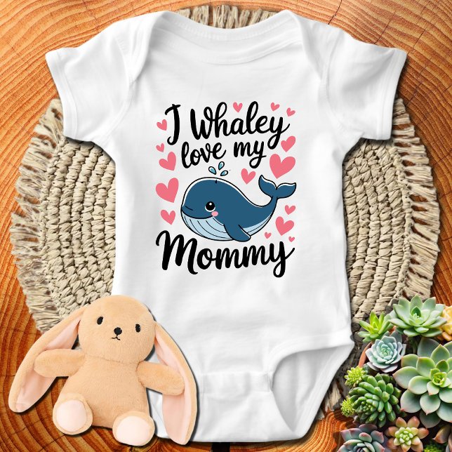 Söt Blå Val Jag Valey Älskar Min Mamma T Shirt (Skapare uppladdad)