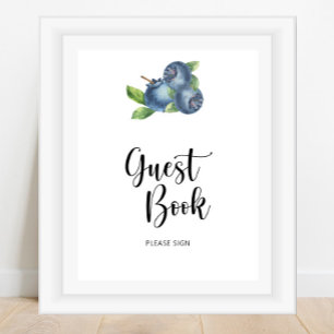 Söt blåbär \ Gästbok Poster