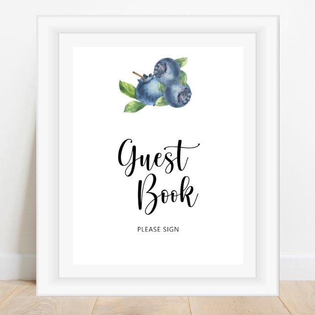 Söt blåbär \ Guest bok Poster (Skapare uppladdad)