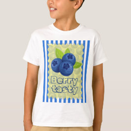 Söt Blåbärspun-illustration T Shirt