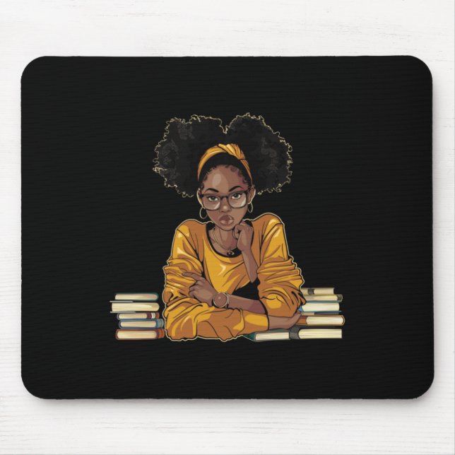 Söt Black and Educated Black African American Musmatta (Framsidan)