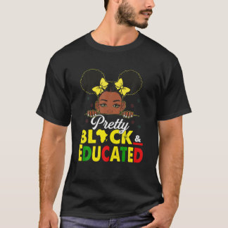 Söt Black and Educated: Jag är en stark afrikan T Shirt