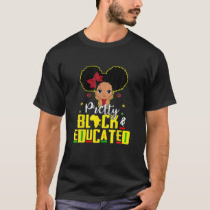 Söt Black and Educated: Jag är en stark afrikan T Shirt