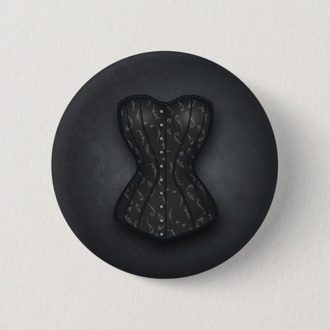 Söt Black Corset Knapp (Framsida)