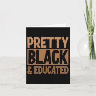 Söt Black och Educated Kort