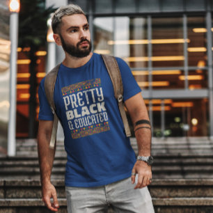Söt Black och Educated T Shirt