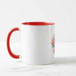 Söt bläckfisk tillbaka till skolan kaffemug mugg