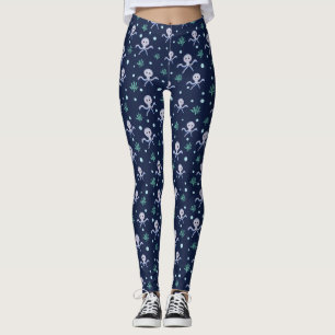 Söt bläckfiskmönster leggings