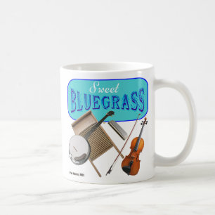 Söt BLÅGRÄS, söt BLÅGRÄS Kaffemugg