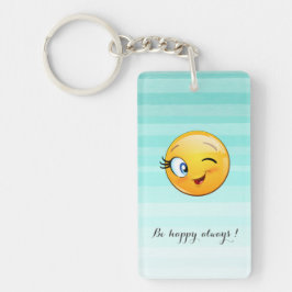 Söt blinkande Emoji-ansikte - Var alltid glad