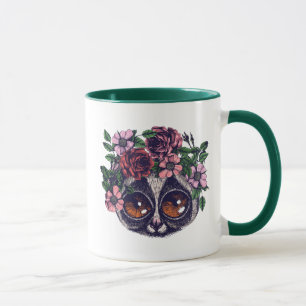 Söt blom- Lemur Mugg
