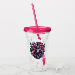 Söt blom- Lemur Take Away Mugg