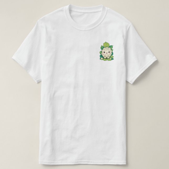 Söt Blomkål T Shirt (Design framsida)