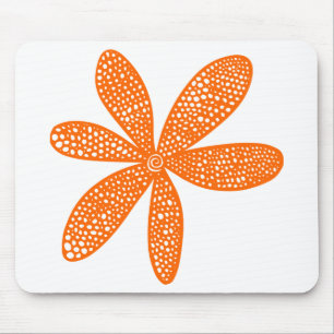 Söt blomma - Orange Musmatta
