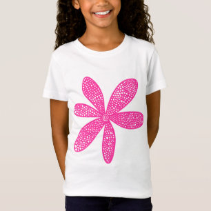 Söt blomma - Shock rosa T-shirt