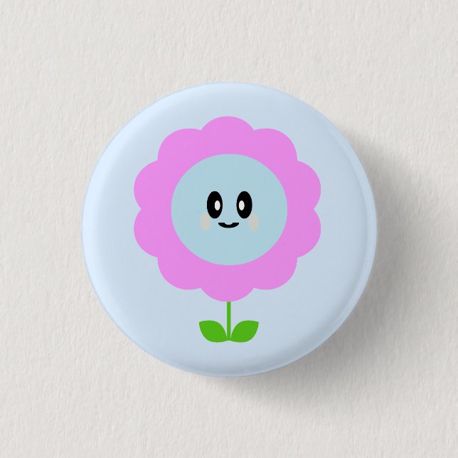 SÖT BLOMMA SÖT NÅL KNAPP (Framsida)