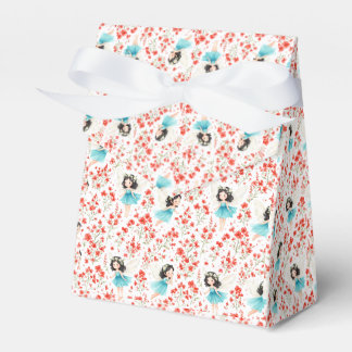 Söt blommig presentbox för barn presentaskar