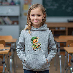 Söt blommig teddybär cykelutflykt t shirt