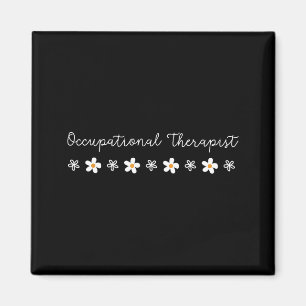 Söt Blommig Tusenskönna Arbetsterapi Therast Ot  Magnet