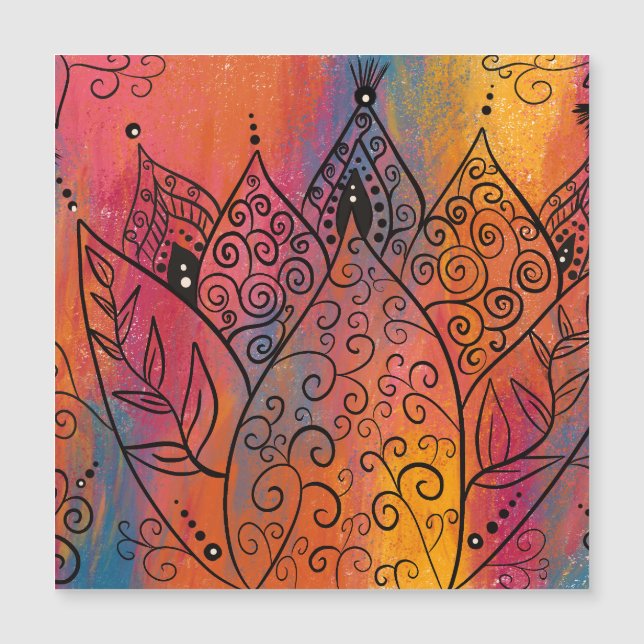 Söt Blommigt Art (Framsida)