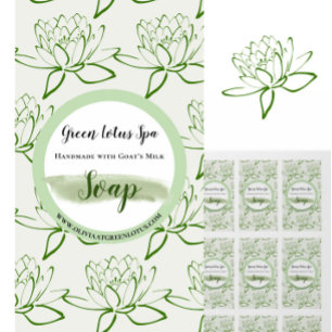 Söt Blommigt Beauty Packaging-etikett Adressetikett