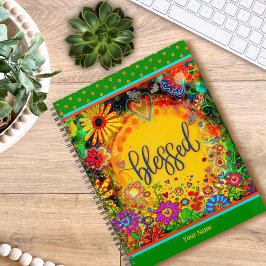 Söt Blommigt Blad Cheerful Inspiritivity