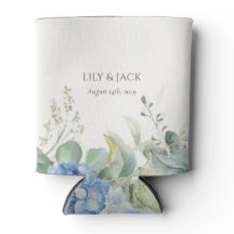 Söt Blommigt Blue Hydrangea Event Bröllop