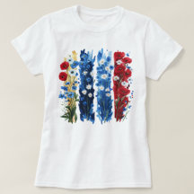 Söt Blommigt Brushstroke