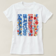 Söt Blommigt Brushstroke