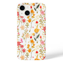 Söt blommigt-buskblomma iphone case