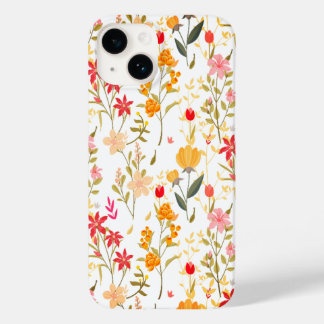 Söt blommigt-buskblomma iphone case