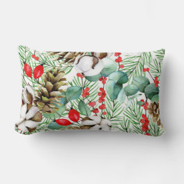 Söt blommigt dekorativ öga-fångst lumbarkudde