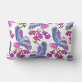 Söt blommigt dekorativ öga-fångst lumbarkudde