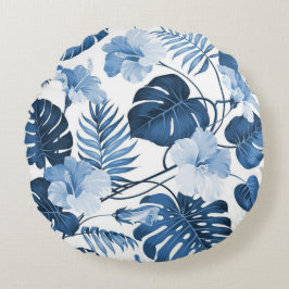 Söt blommigt dekorativ öga-fångst rund kudde